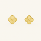 Bruce & Co Gold-Tone Clover Necklace Bracelet Earrings Set