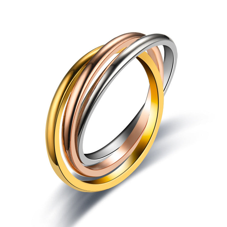 Bruce & Co Trinity – Triple Interlocking Spinner Ring