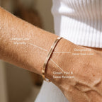 Bruce & Co Kauai – Herringbone Bracelet, 4 mm × 16 cm