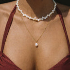 Bruce & Co Baroque Freshwater Pearl Pendant Necklace, 8 mm