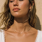 Bruce & Co White Enamel Bead Choker, 39–44 cm