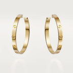 Bruce & Co Large Screw Detail Hoop Earrings