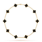 Bruce & Co Grand – Ten Clover Station Necklace