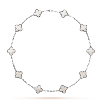Bruce & Co Grand – Ten Clover Station Necklace