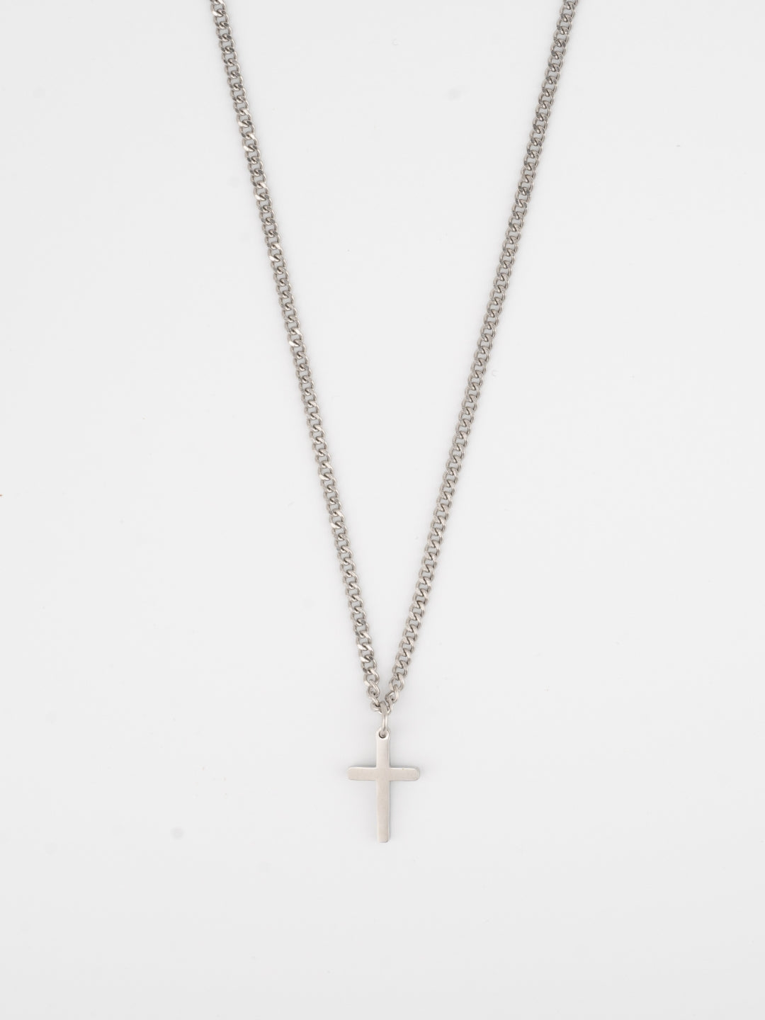 Bruce & Co Cross Chain – Silver