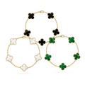 Bruce & Co Hollywood – Three-Color Clover Bracelet Set