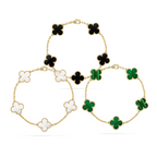 Bruce & Co Hollywood – Three-Color Clover Bracelet Set