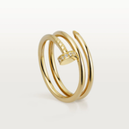Bruce & Co Double Wrap Nail Ring with Clear Details