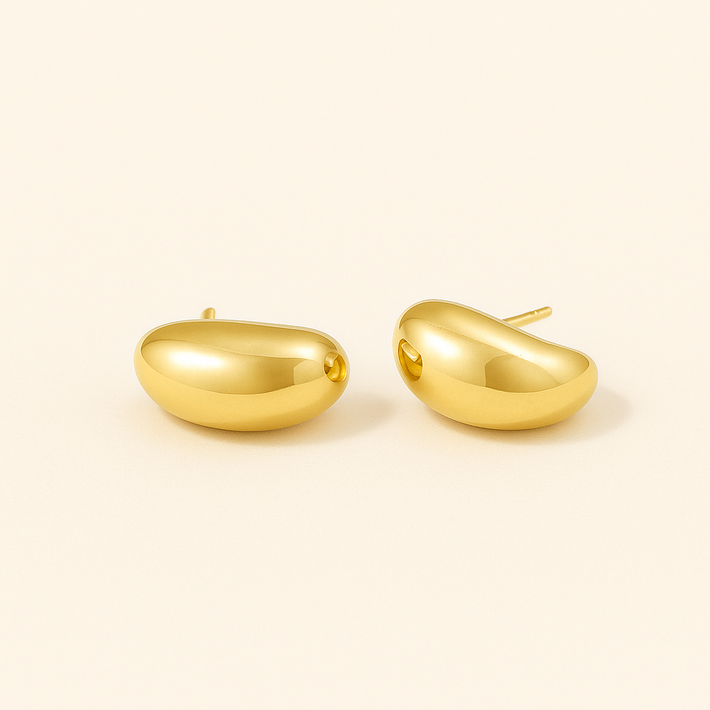 Bruce & Co Celeste – Smooth Dome Stud Earrings