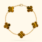 Bruce & Co Five Clover Chain Bracelet