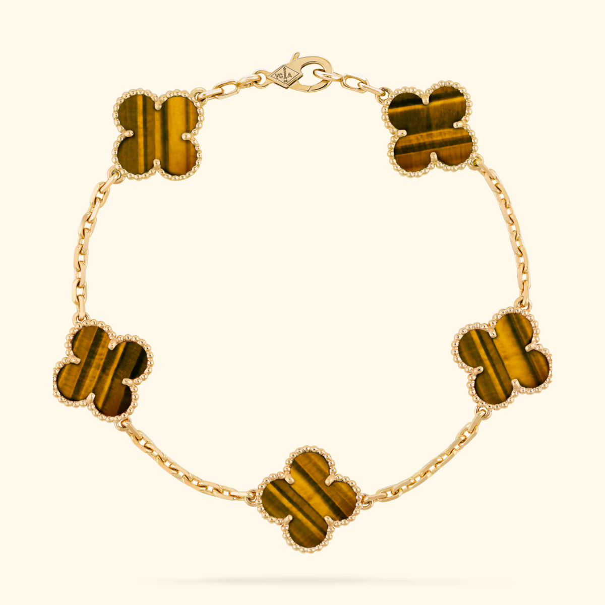 Bruce & Co Five Clover Chain Bracelet