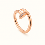 Bruce & Co Crystal Nail Wrap Ring