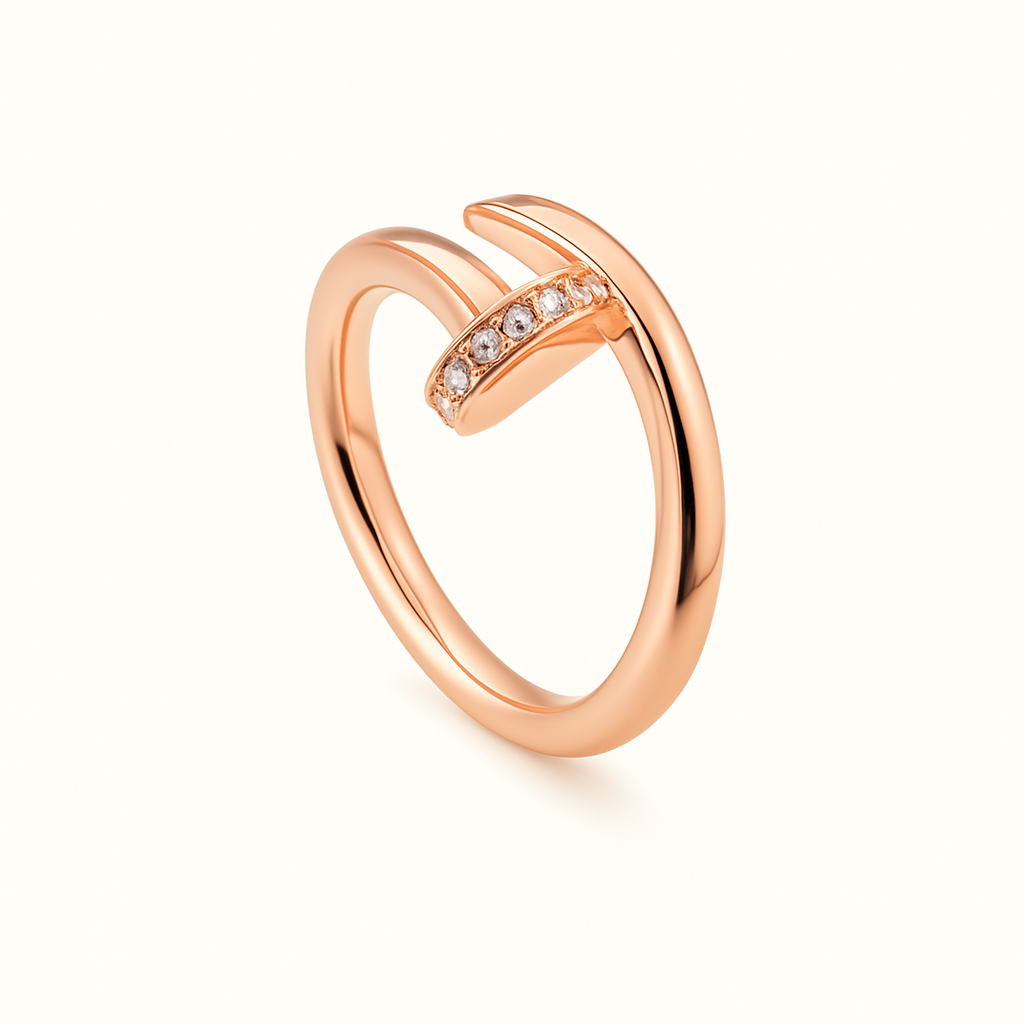 Crystal Nail Wrap Ring