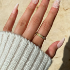 Bruce & Co Amore – Pave Crystal Accent Band Ring
