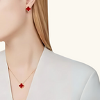 Bruce & Co Clover Pendant Necklace, Five Color Options