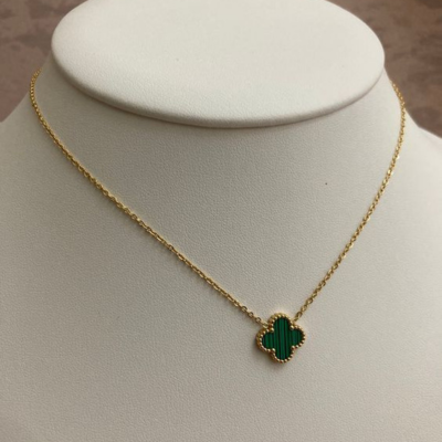 Bruce & Co Clover Pendant Necklace, Five Color Options
