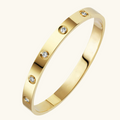 Bruce & Co Finette – Round Stone Detail Bangle