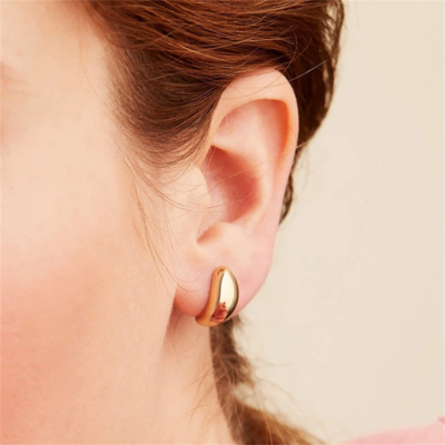Bruce & Co Celeste – Smooth Dome Stud Earrings