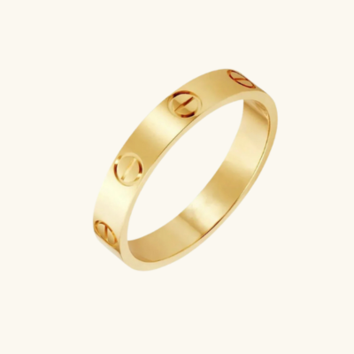 Bruce & Co Love – Screw Detail Bracelet Ring Earrings Set