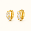 Bruce & Co Amy – Multirow Pave Huggie Earrings
