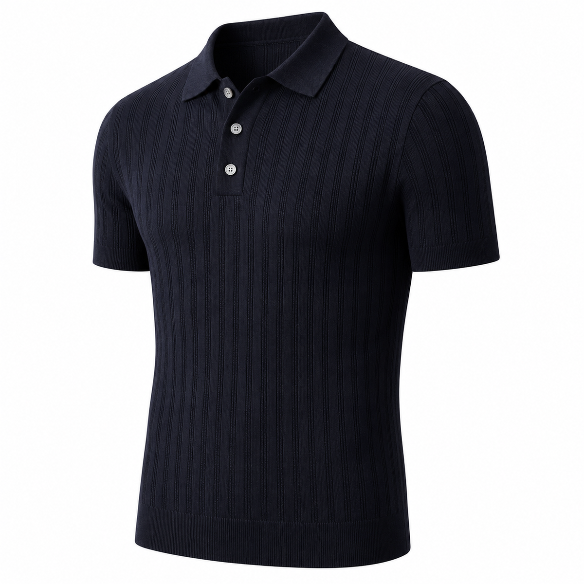 Men's Knitted Polo Shirt – product image 1
