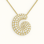 Bruce & Co Bubble Initial Crystal Necklace, A–Z, 18 in