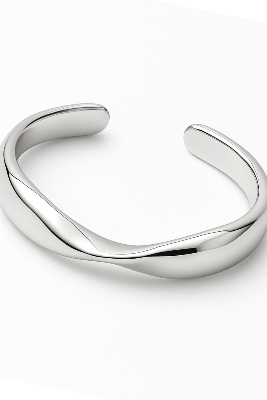 Adjustable Twist Ring, Polished Silver-Tone — Vérité