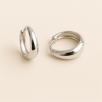 Bruce & Co Hilda – Rounded Mini Hoop Earrings, 10–14 mm