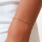 Bruce & Co Balance – Curb and Paperclip Chain Bracelet