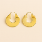 Bruce & Co Lille – Broad Disc Hoop Earrings