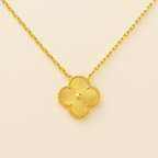 Bruce & Co Gold-Tone Clover Necklace Bracelet Earrings Set