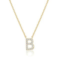 Bruce & Co Crystal Initial Pendant Necklace, A–Z
