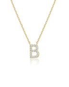 Bruce & Co Crystal Initial Pendant Necklace, A–Z
