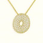 Bruce & Co Bubble Initial Crystal Necklace, A–Z, 18 in