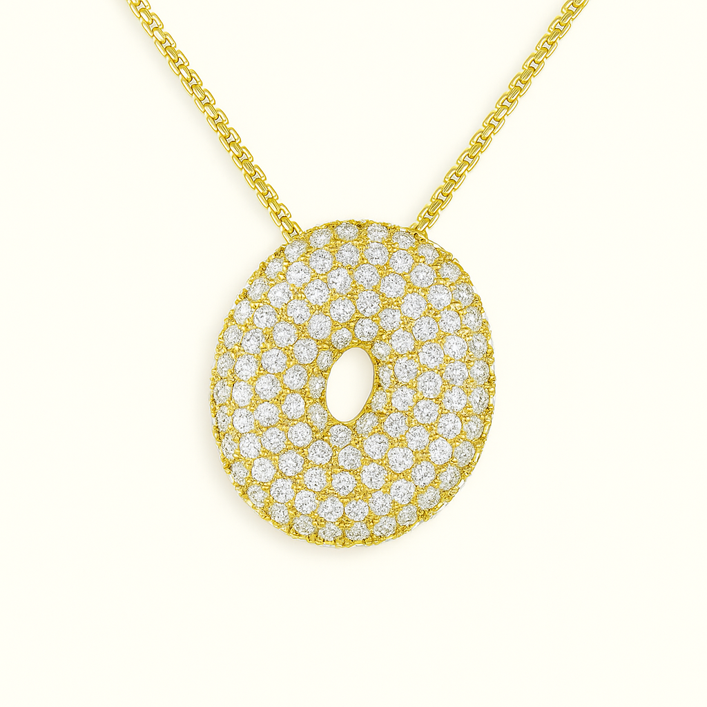 Bruce & Co Bubble Initial Crystal Necklace, A–Z, 18 in
