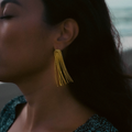 Bruce & Co Lyra – Long Chain Fringe Earrings