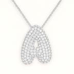 Bruce & Co Bubble Initial Crystal Necklace, A–Z, 18 in