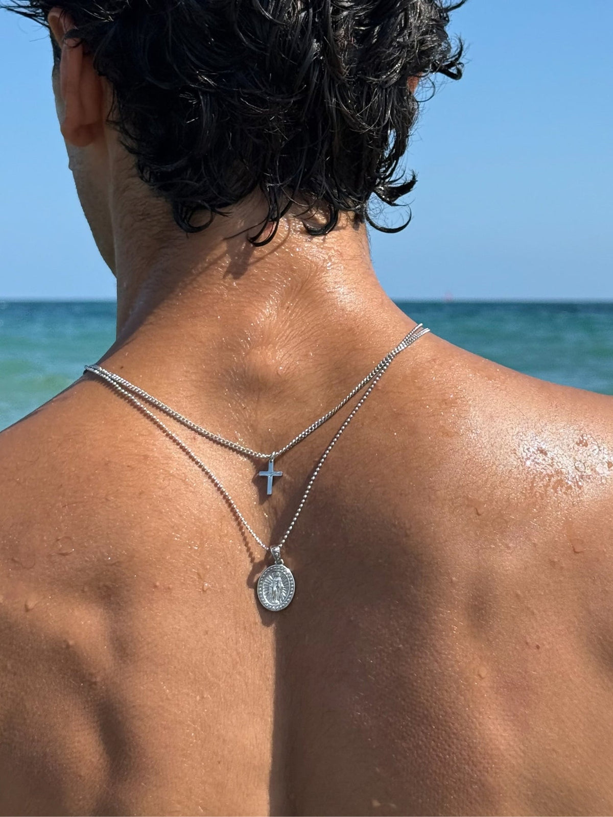 Bruce & Co Cross Chain – Silver
