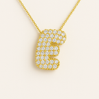 Bruce & Co Bubble Initial Crystal Necklace, A–Z, 18 in