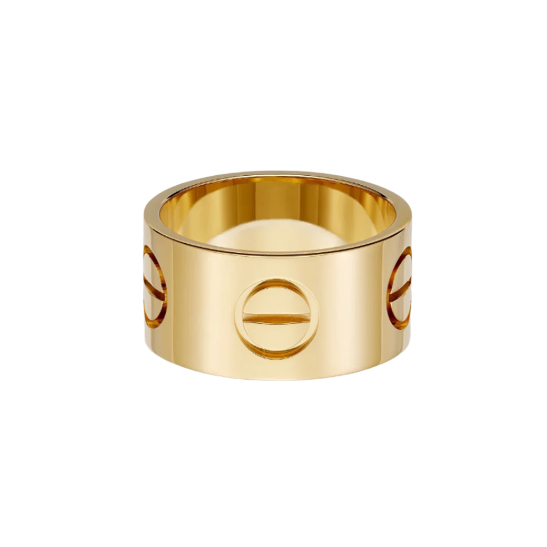 Bruce & Co Love – Wide Screw Detail Statement Ring