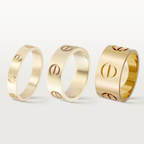 Bruce & Co Love – Wide Screw Detail Statement Ring