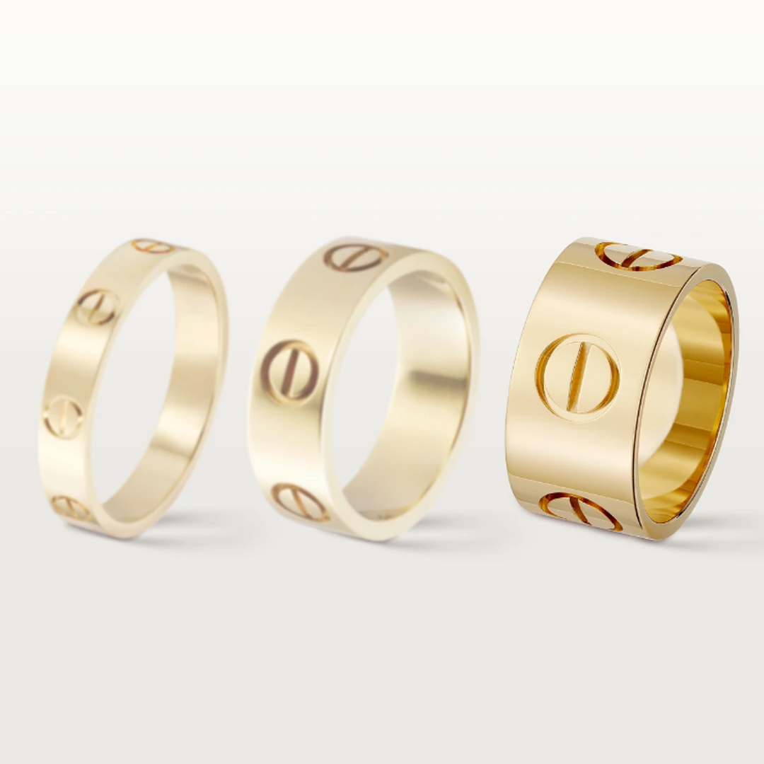 Bruce & Co Love – Wide Screw Detail Statement Ring