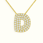 Bruce & Co Bubble Initial Crystal Necklace, A–Z, 18 in