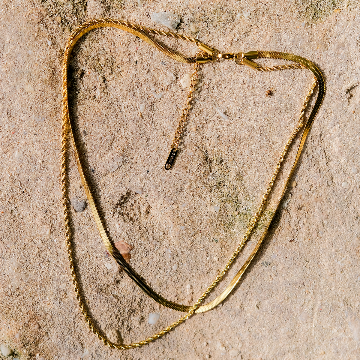 Bruce & Co Hailey – Flat Chain Layered Necklace