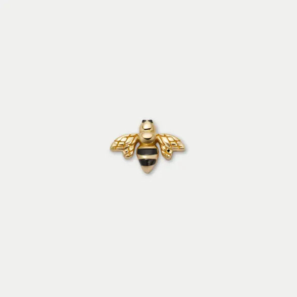 Bruce & Co Bee Charm with Striped Body