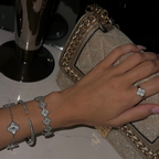 Bruce & Co Pave Clover Open Cuff Bracelet