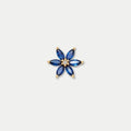 Bruce & Co Sapphire Bloom – Blue Petal Flower Charm