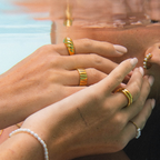 Bruce & Co Bold – Wide Ribbed Band Ring