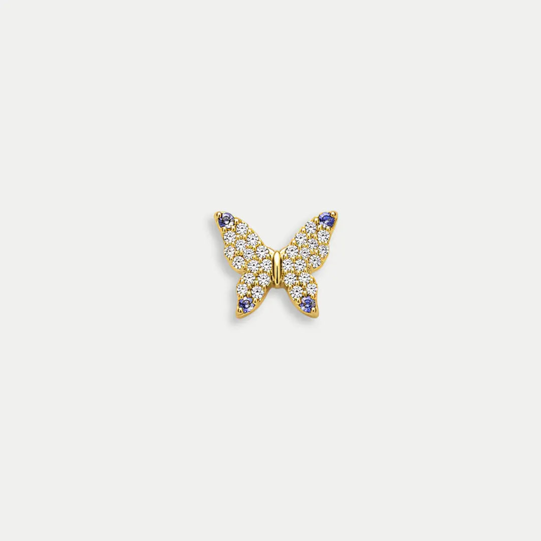 Bruce & Co Butterfly Charm with Clear Details
