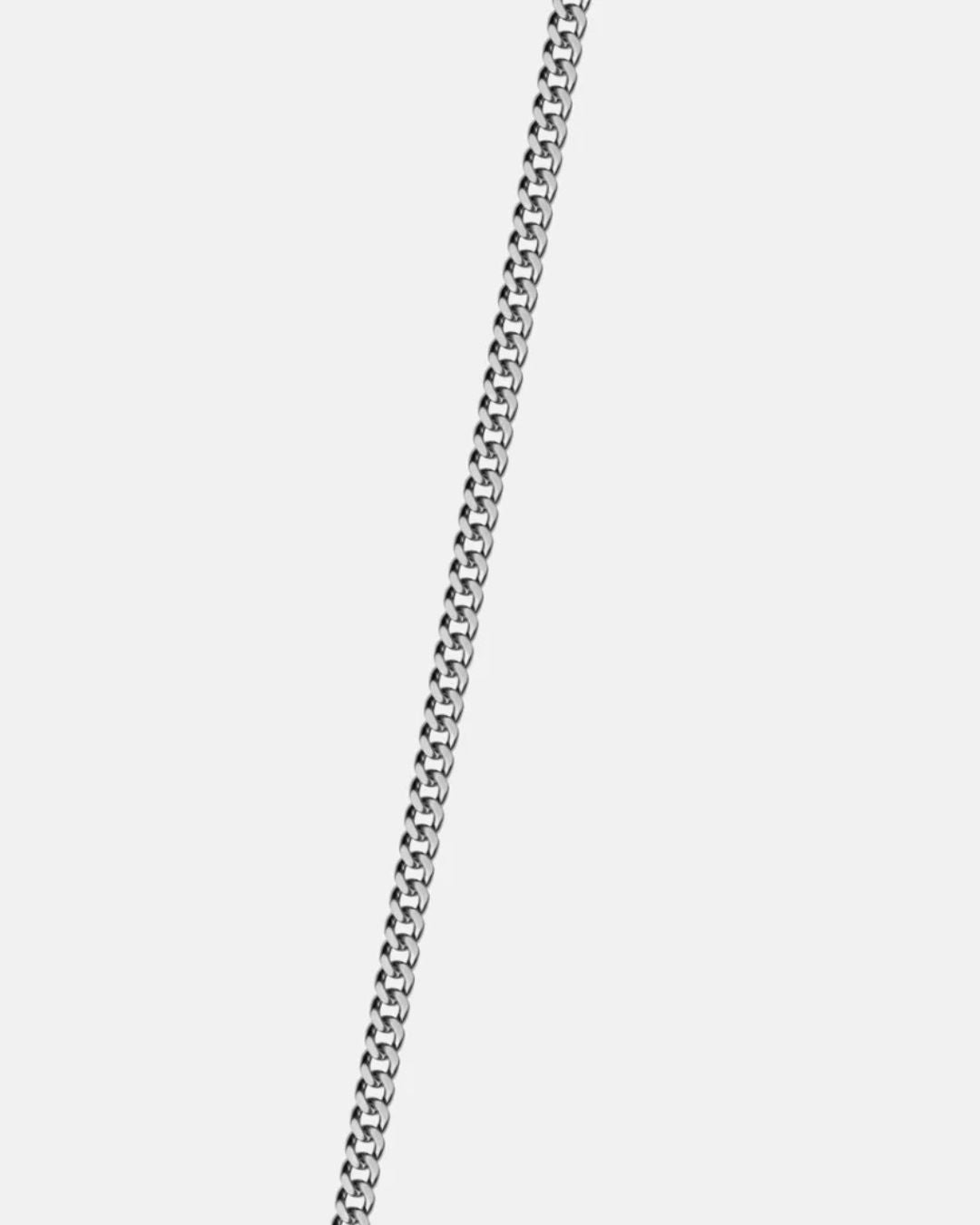 Bruce & Co Green Clover Pendant Necklace, Silver-Plated Steel